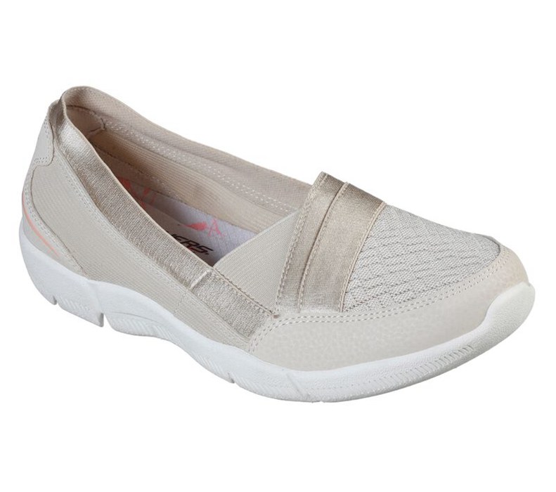 Skechers Dam Beige Platta Skor - Be-Lux - Daylights - Sverige (JZUKG-6187)